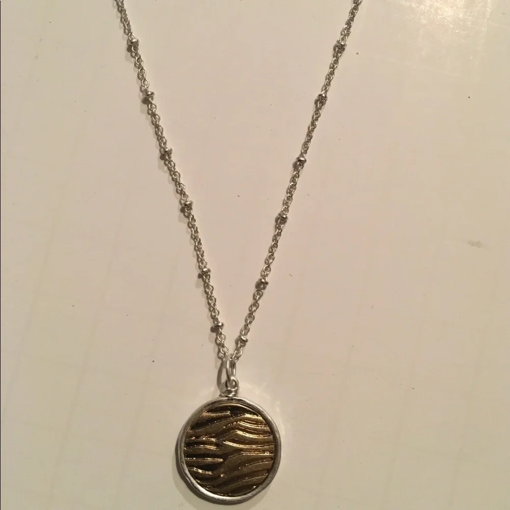 Crave Silver & Gold Tone Necklace 9” to 12” Length New in Package